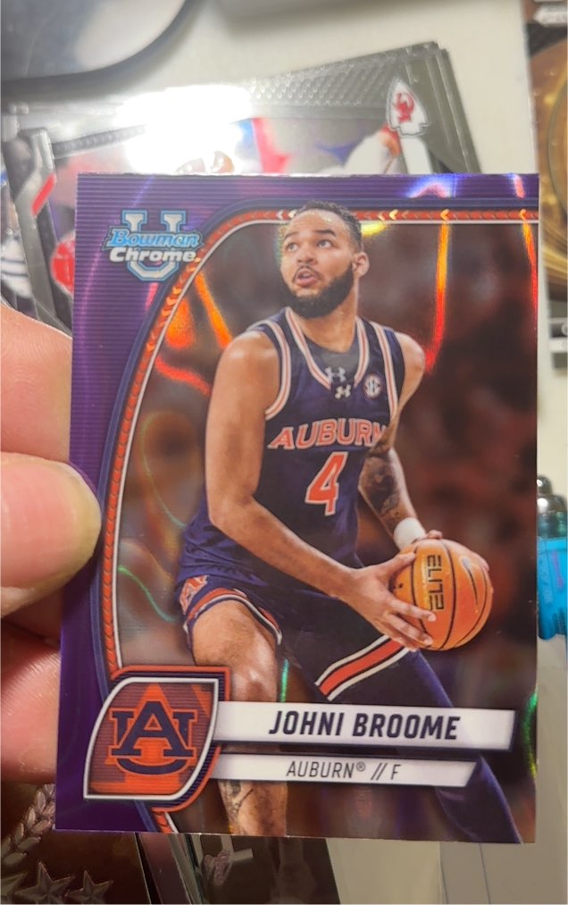 2024-25 Bowman Chrome University #98 Johni Broome — front