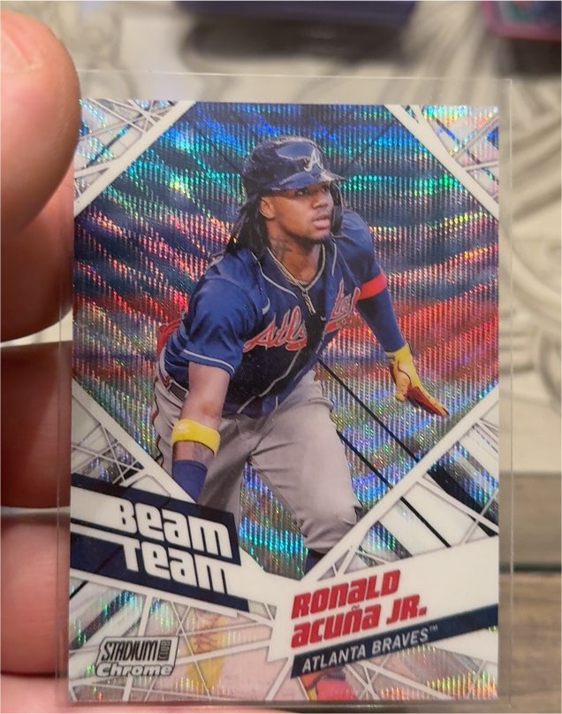 2021 Topps Stadium Club Chrome #BTC-11 Ronald Acuna Jr. — front