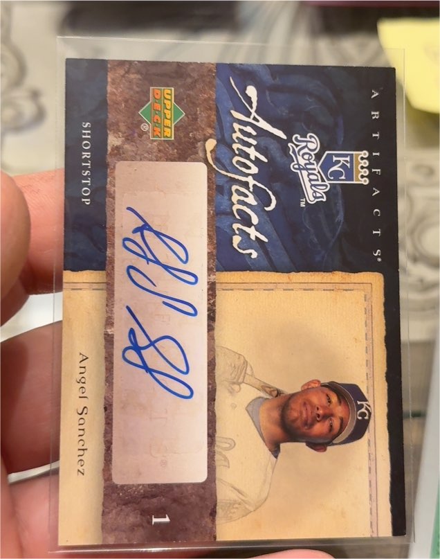 2007 Upper Deck Artifacts Autofacts #AF-AS Angel Sanchez — front