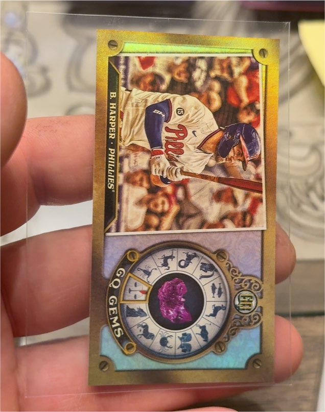 2022 Topps Gypsy Queen GQ Gems Mini #GGM-2 Bryce Harper — front