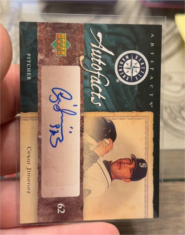 2007 Upper Deck Artifacts Autofacts #AF-CJ Cesar Jimenez — front