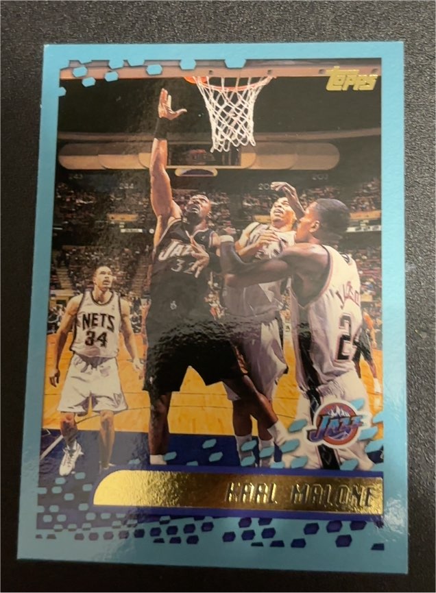 2001-02 Topps #120 Karl Malone — front