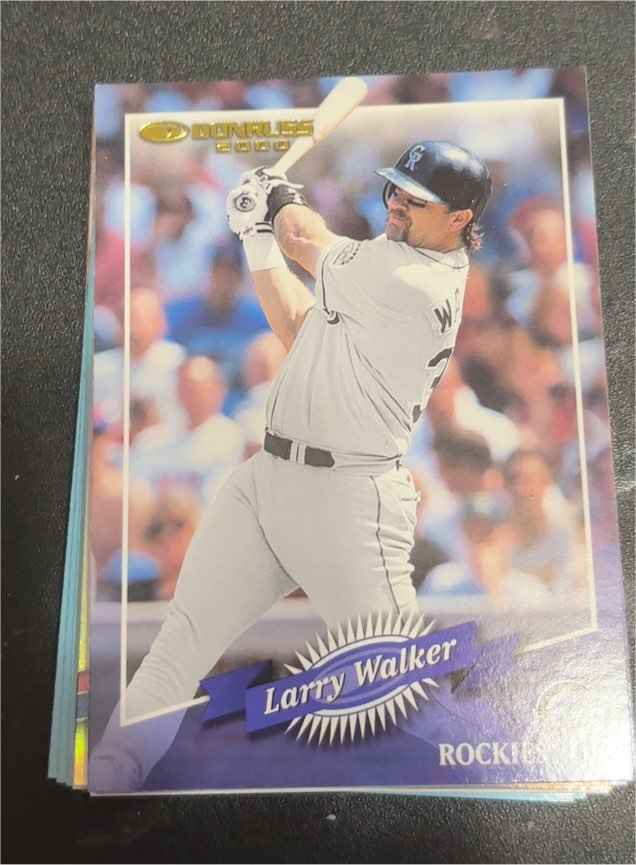 2000 Donruss #36 Larry Walker — front