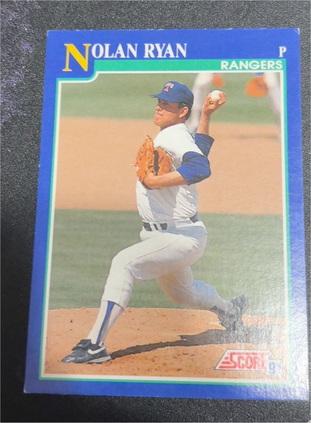 1991 Score #4 Nolan Ryan — front