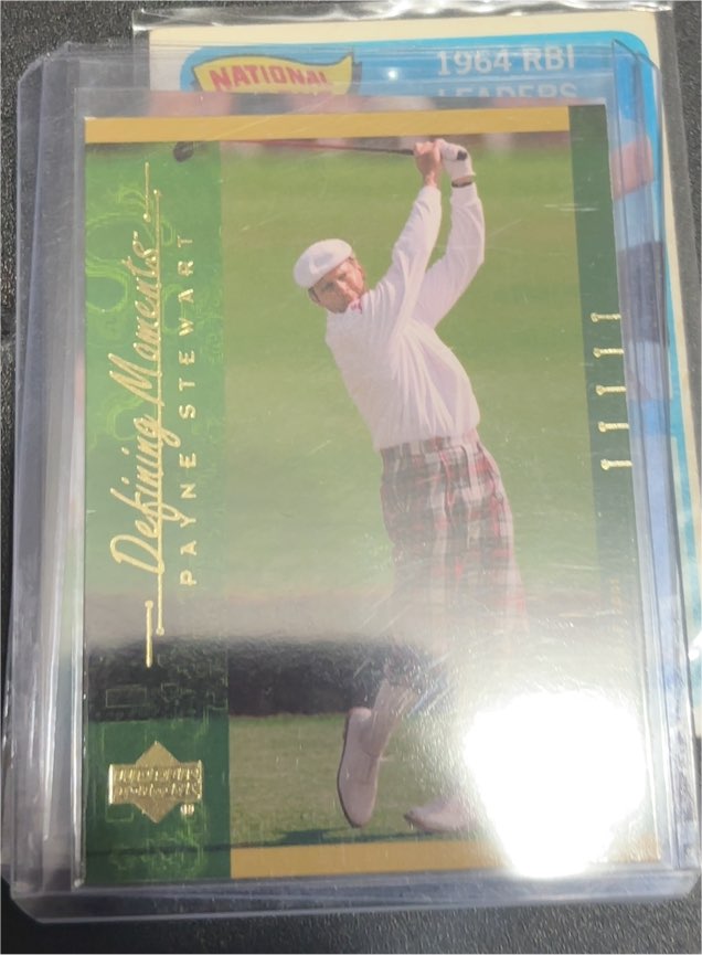 2001 Upper Deck Defining Moments #139 Payne Stewart — front