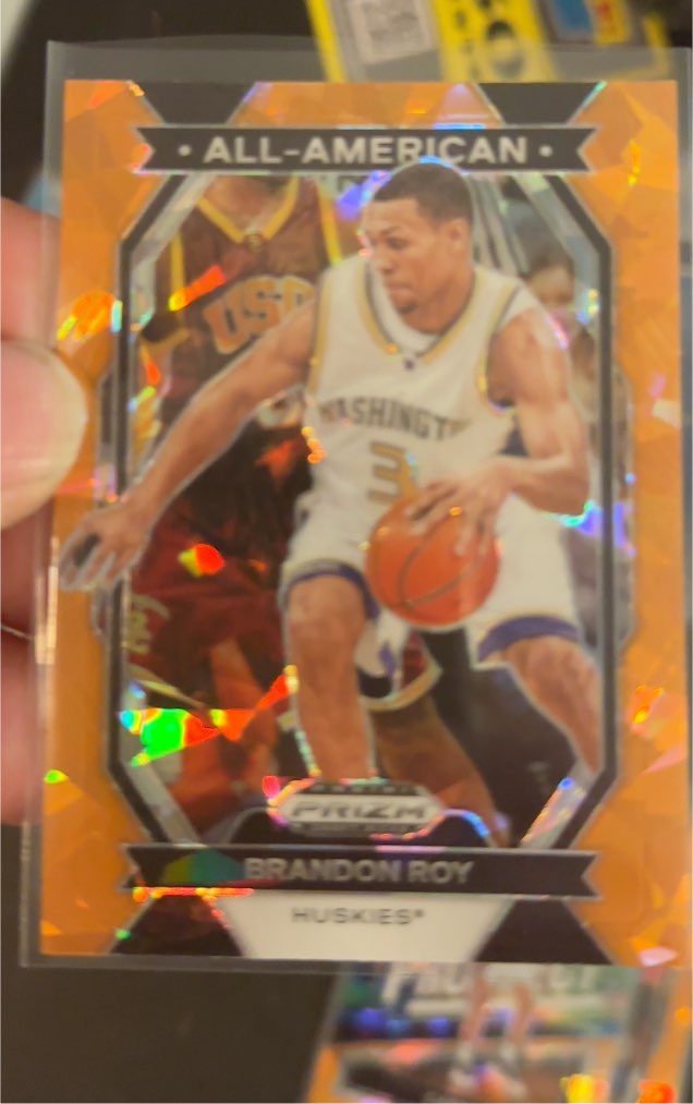 2024 Panini Prizm Draft Picks #4 Brandon Roy All-American Orange Ice — front