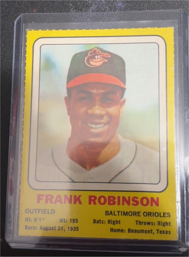 1969 Transogram Frank Robinson — front