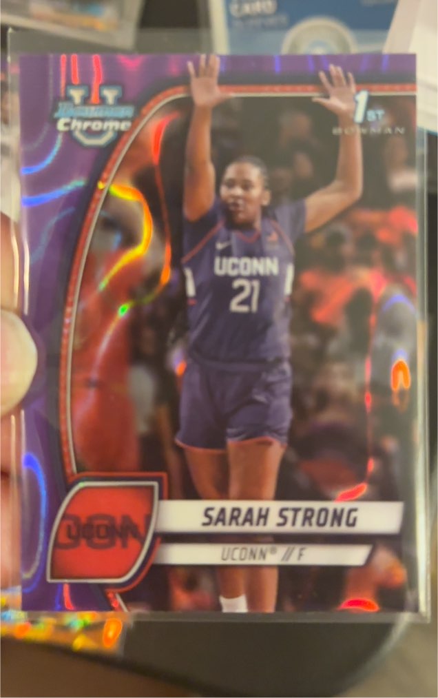 2024 Bowman Chrome University #62 Sarah Strong — front