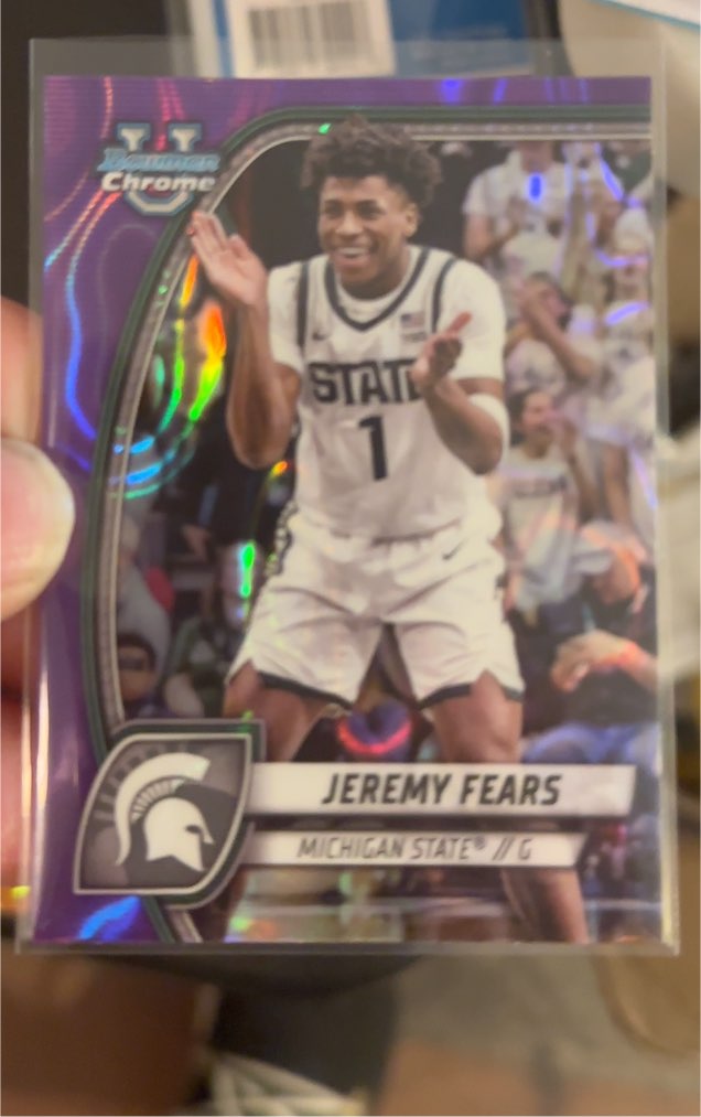 2024-25 Bowman Chrome University #ALT-8 Jeremy Fears — front
