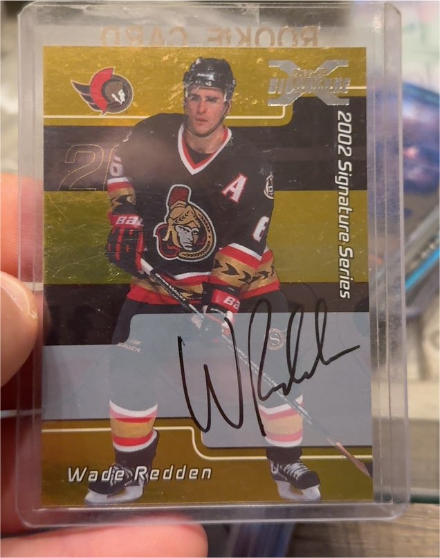 2001-02 In The Game Be A Player Signature Series #27 Wade Redden — front