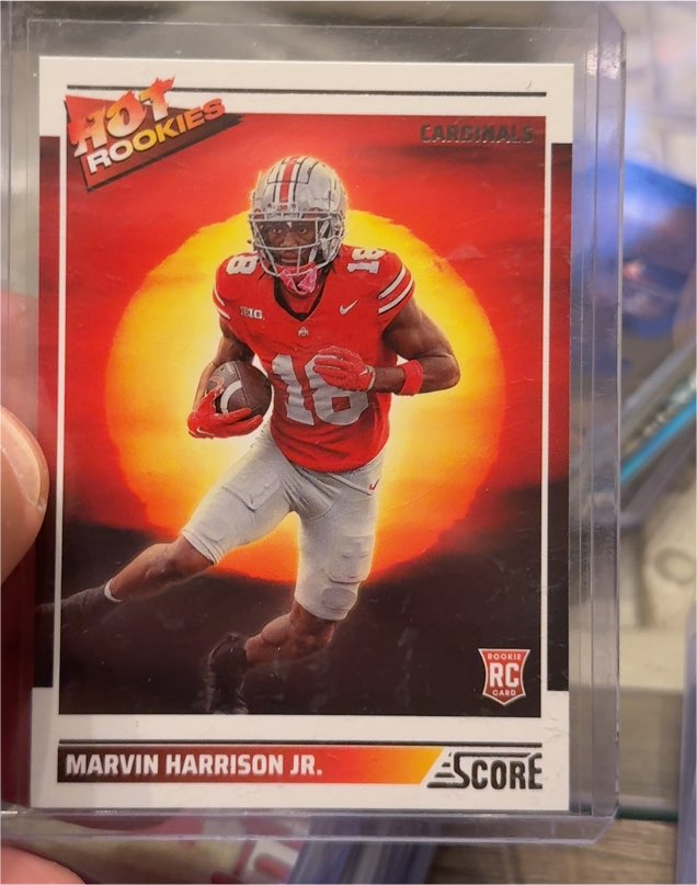 2024 Score #8 Marvin Harrison Jr. Hot Rookies — front