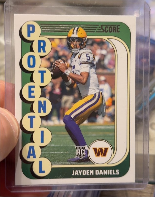 2024 Score #3 Jayden Daniels — front