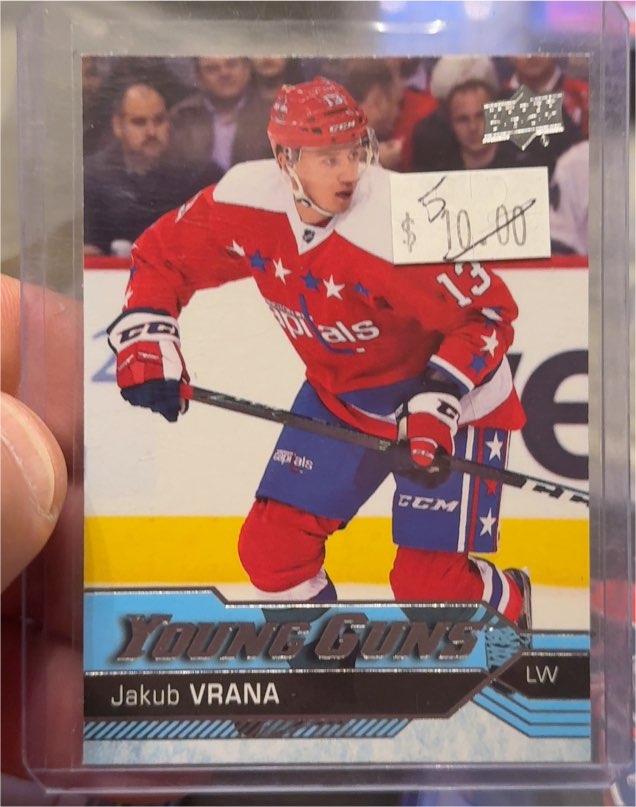 2016-17 Upper Deck Young Guns #520 Jakub Vrana — front