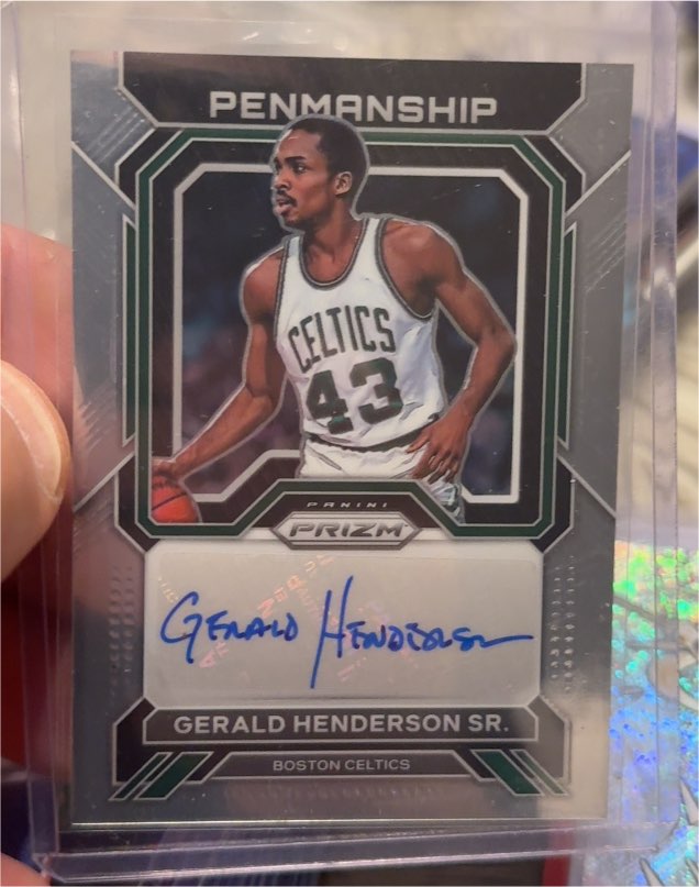 2022-23 Panini Prizm #PNM-GHE Gerald Henderson Sr. Penmanship — front