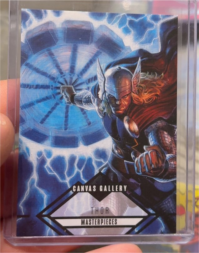 2024 Upper Deck Marvel Masterpieces #CG-10 Thor Canvas Gallery — front