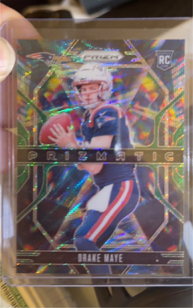 2024 Panini Prizm #2 Drake Maye Prizmatic — front