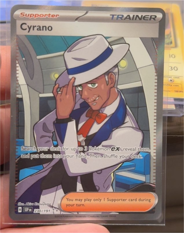 2024 Pokémon SV08: Surging Sparks #230 Cyrano — front