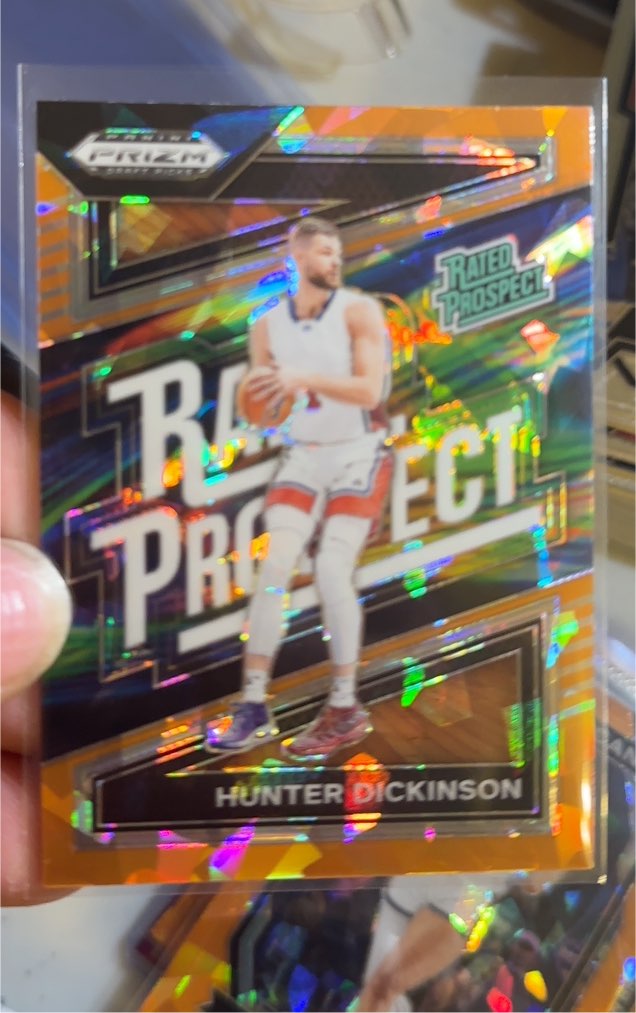 2024 Panini Prizm Draft Picks #5 Hunter Dickinson Rated Prospect — front