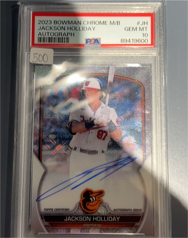 2023 Bowman Chrome #JH Jackson Holliday — front