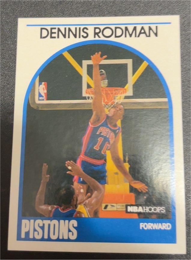 1989-90 NBA Hoops #211 Dennis Rodman — front