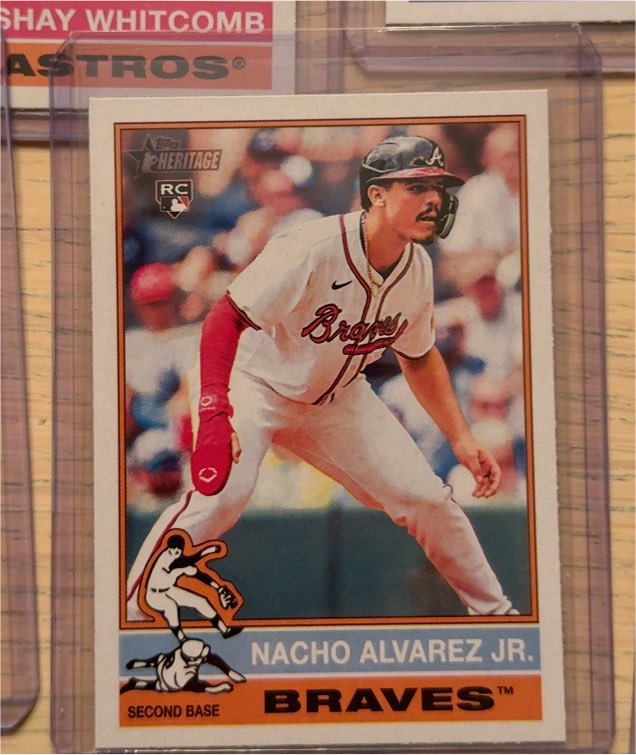 2025 Topps Heritage #145 Nacho Alvarez Jr. — front