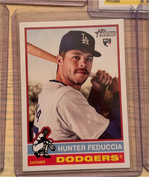 2025 Topps Heritage #277 Hunter Feduccia — front