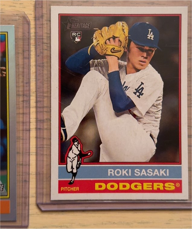 2025 Topps Heritage #224 Roki Sasaki — front