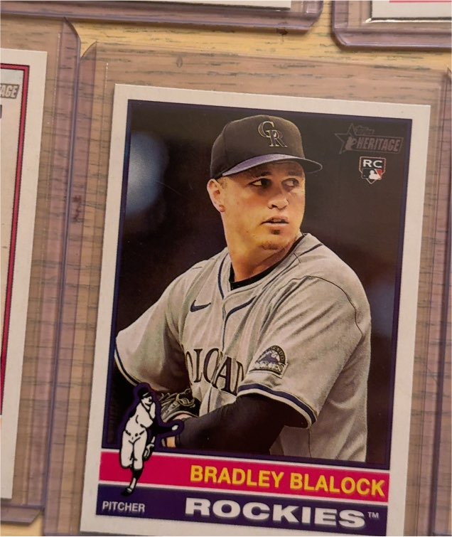 2025 Topps Heritage #351 Bradley Blalock — front
