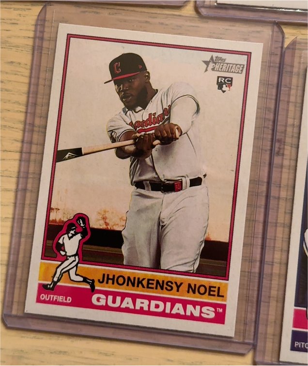 2025 Topps Heritage #79 Jhonkensy Noel — front