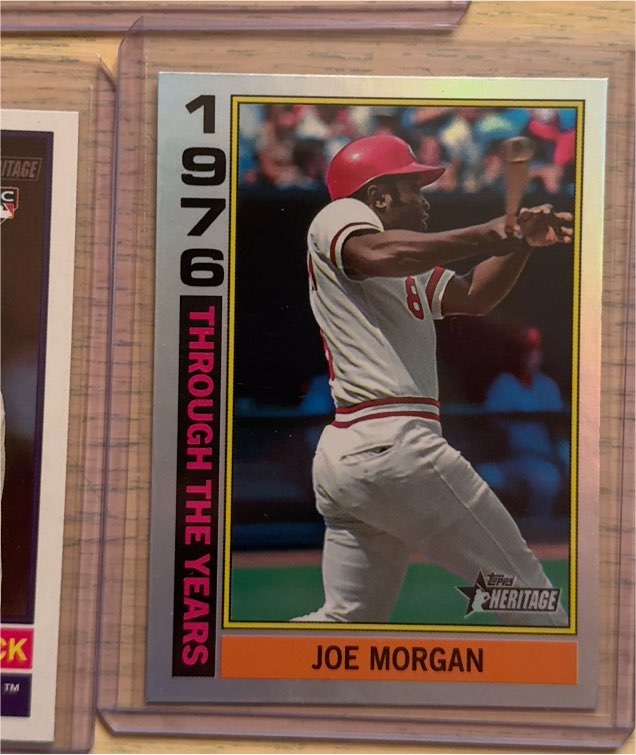 2025 Topps Heritage Through the Years #TTY-1 Joe Morgan — front