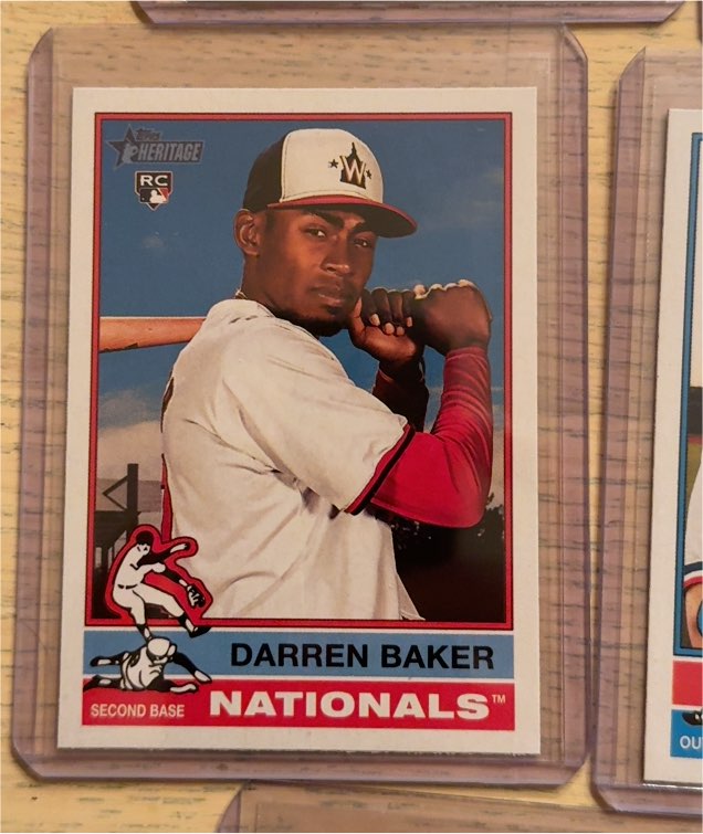 2025 Topps Heritage #301 Darren Baker — front