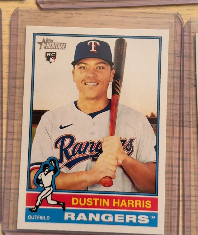 2025 Topps Heritage #114 Dustin Harris — front