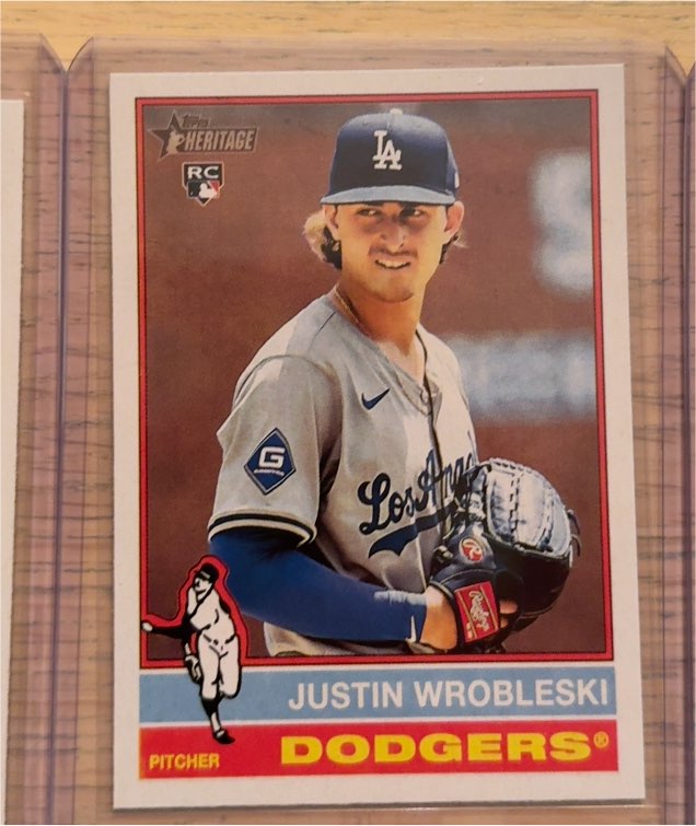 2025 Topps Heritage #319 Justin Wrobleski — front