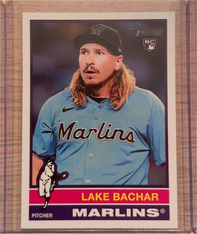 2025 Topps Heritage #254 Lake Bachar — front
