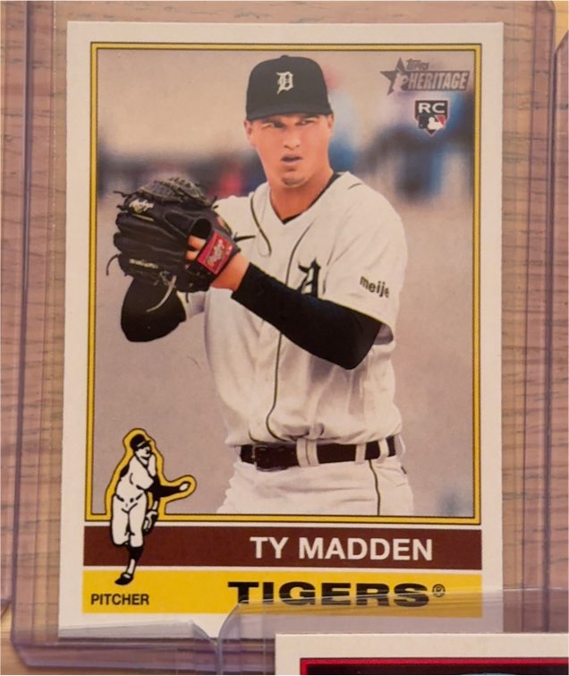 2025 Topps Heritage #162 Ty Madden — front