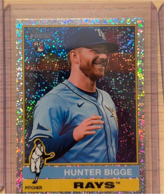 2025 Topps Heritage #256 Hunter Bigge — front