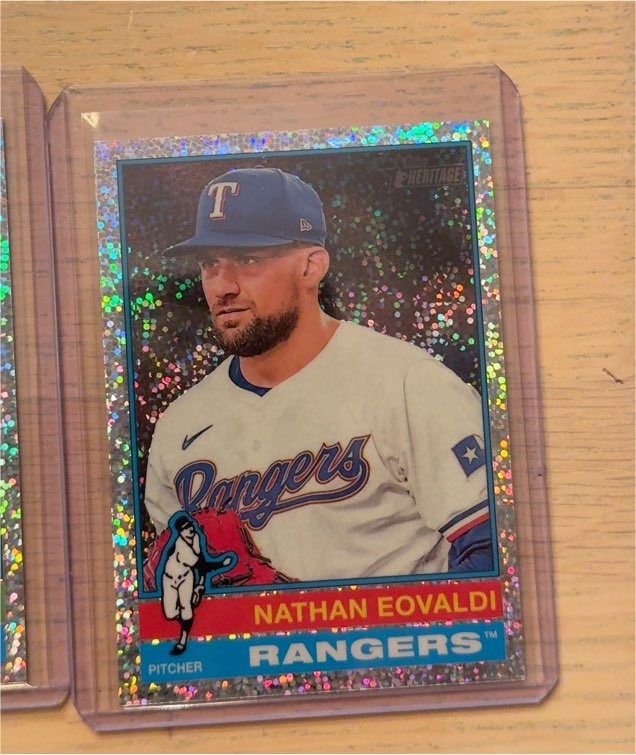 2025 Topps Heritage #34 Nathan Eovaldi — front