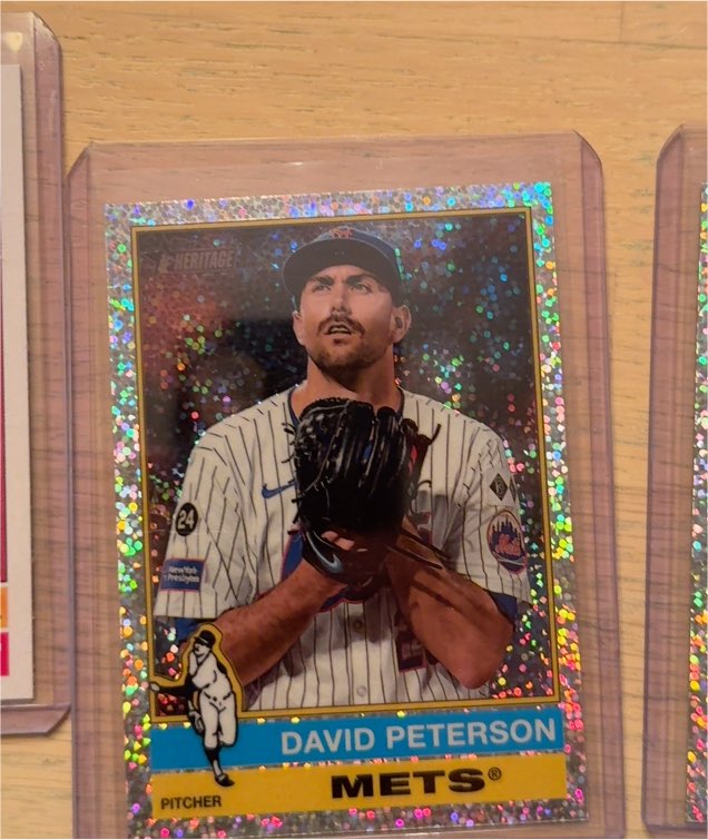 2025 Topps Heritage #57 David Peterson — front