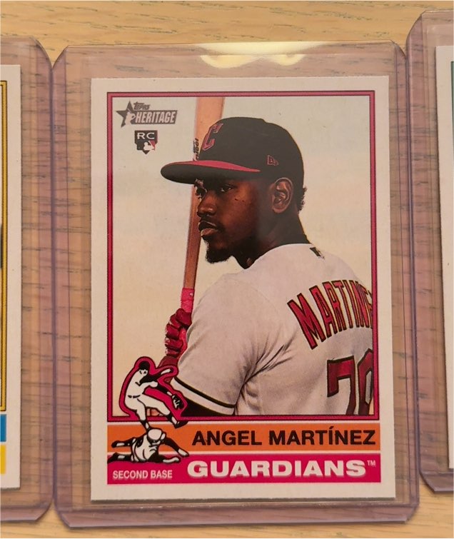 2025 Topps Heritage #338 Angel Martinez — front