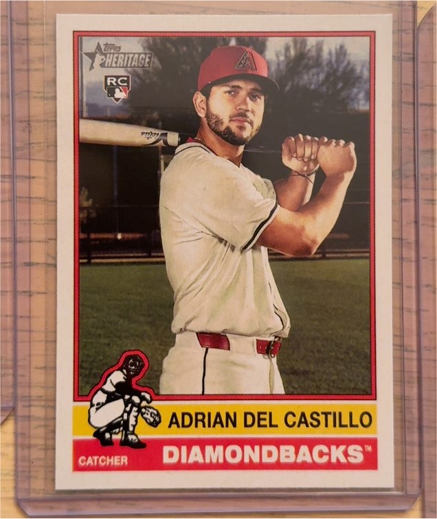 2025 Topps Heritage #270 Adrian Del Castillo — front