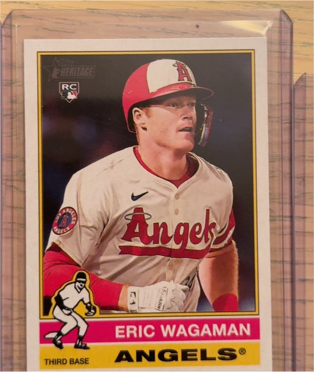 2025 Topps Heritage #260 Eric Wagaman — front