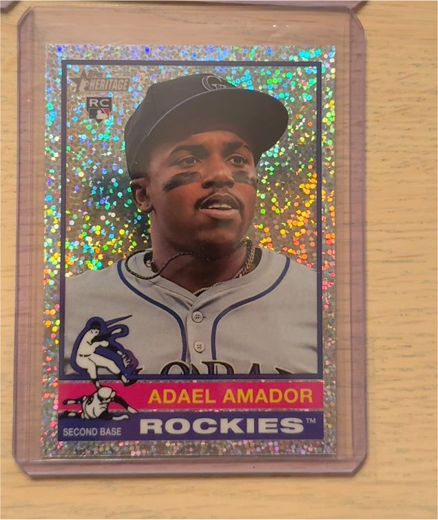 2025 Topps Heritage Chrome #61 Adael Amador — front
