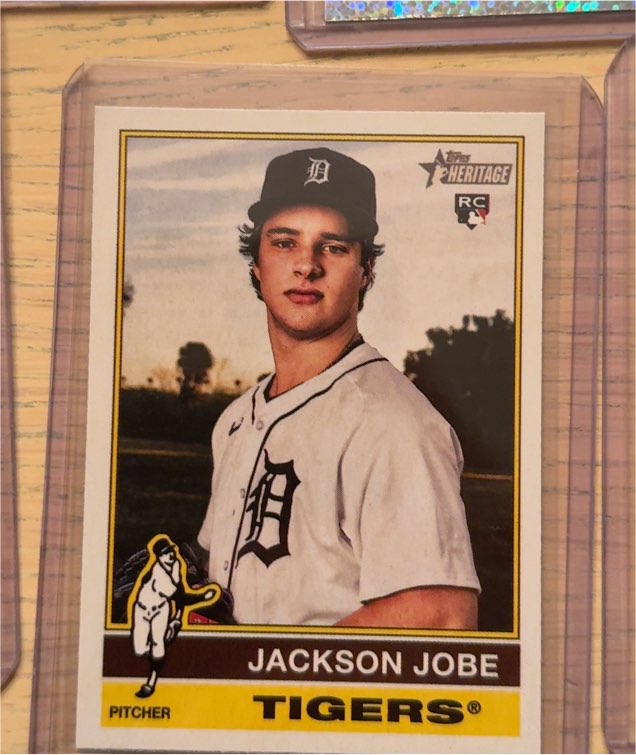 2025 Topps Heritage #389 Jackson Jobe — front