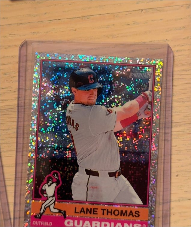 2025 Topps Heritage #261 Lane Thomas — front