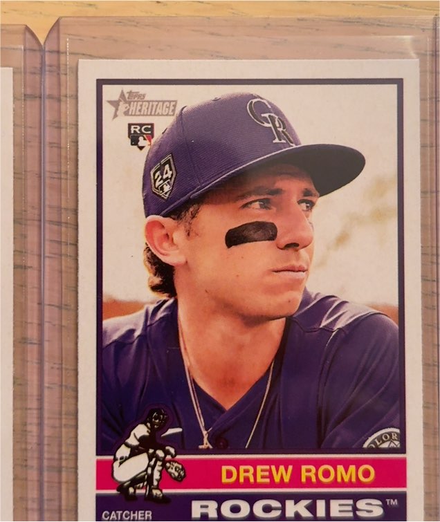 2025 Topps Heritage #386 Drew Romo — front