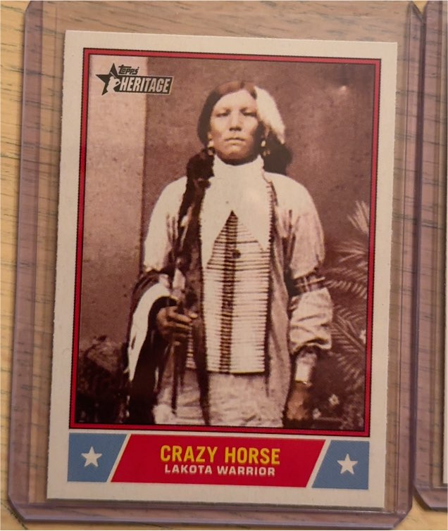 2025 Topps Heritage Notable Americans #NS- Crazy Horse — front