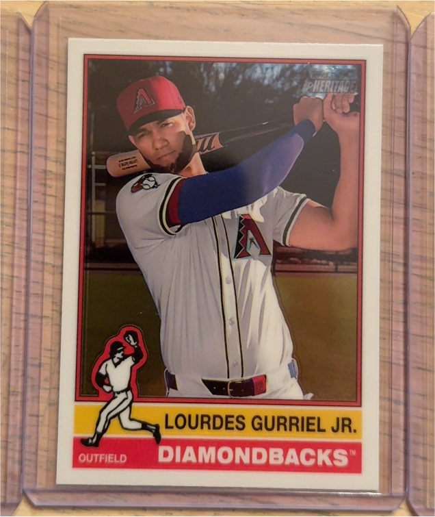 2025 Topps Heritage #164 Lourdes Gurriel Jr. — front