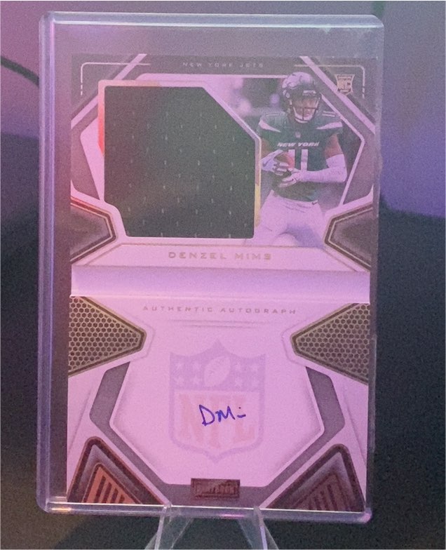2020 Panini Playbook Denzel Mims — front