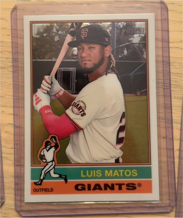 2025 Topps Heritage #113 Luis Matos — front