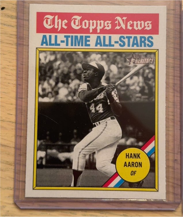 2025 Topps Heritage #346 Hank Aaron — front